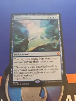 MTG Magic the Gathering Omniscience (161/789) Foundations NM - Image 1