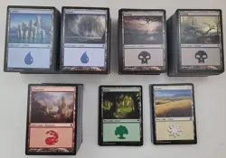 Magic the Gathering Basic Land Cards Lot of 700+ - Image 1