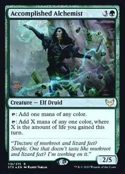 MTG Accomplished Alchemist - Foil - Prerelease Promo, Prerelease & Release Promo - Image 1