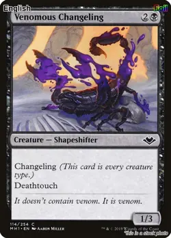 Venomous Changeling [MH1 - 114] Foil Modern Horizons - Image 1