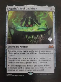 Agatha's Soul Cauldron Wilds of Eldraine Promo Card - Image 1