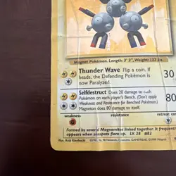 Magneton 11/62 Fossil Holo Rare Pokemon TCG - Image 2