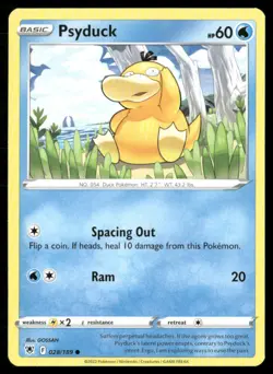 2022 Sword & Shield - Astral Radiance Psyduck Basic/Common #28 - Image 1