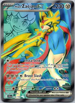Hop's Zacian ex 176/159 Ultra Rare Journey Together Near Mint - Image 1