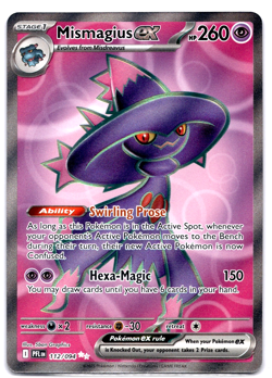 Pokemon TCG Mismagius ex 112/094 Phantasmal Flames Full Art Holo Rare Near Mint - Image 1