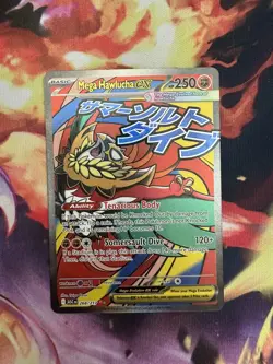 Mega Hawlucha ex 268/217 Mega Attack Rare Ascended Heroes NM/M Pokemon - Image 1
