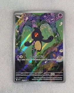 Yamask 122/086 NM/M SV WHT Illustration White Flare Pokemon - Image 1