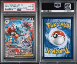 Pokemon 2025 Mega Lucario ex 179/132 SIR Mega Evolution GEM MINT PSA 10 - Image 3