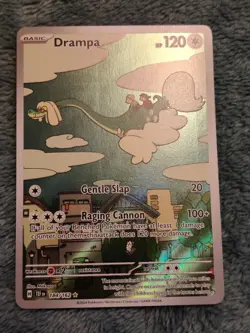 Pokemon TCG Drampa Illustration Rare 184/162 SV05 Temporal Forces Holo 120 HP - Image 1