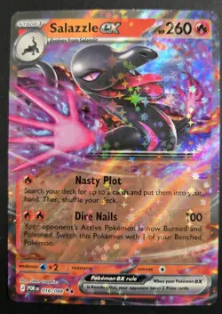 Pokemon TCG: Perfect Order - Salazzle ex (016/088) Double Rare Holo - Image 1