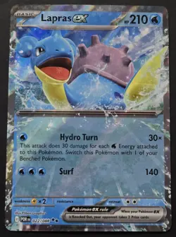 Pokemon TCG: Perfect Order - Lapras ex (022/088) Double Rare Holo - Image 1