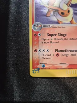 Pokemon Flareon 5/100 Sandstorm Holo - Image 3