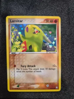 Pokemon Larvitar 62/109 Team Rocket Returns Reverse Holo - Image 1