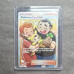 Pokemon Fan Club 155/156 Sm-Ultra Prism Ultra Rare Holo Full Art Trainer - Image 1