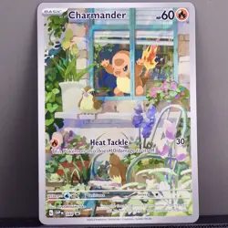 Pokemon Charmander SVP 044 Black Star Promo Full Art Holo NM - Image 1