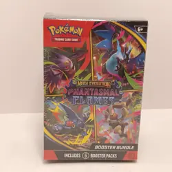 Pokemon Mega Evolution Phantasmal Flames Booster Bundle Sealed - Image 1