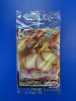 Sealed Pokemon Eevee VMAX SWSH087 SWSH: Sword & Shield Holo Promo Rare Card - Image 1