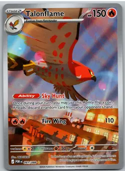 Talonflame 091/088 Holo Illustration Rare Perfect Order Pokemon NM - Image 1