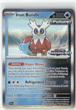 Iron Bundle (Prerelease) 058 Holo Promo Scarlet & Violet Promo Pokemon Near Mint - Image 1