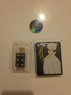Pokemon TCG Sleeves Dice & Coin From Mega Evolutions Mega Gardevoir ETB New - Image 1