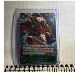 Bandai One Piece OP14-119 Dracule Mihawk SEC ALTERNATE ART - Image 1
