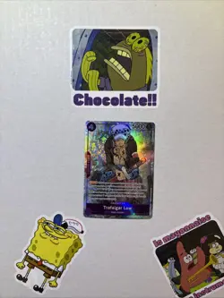 One Piece Card Game OP-07 Treasure Rare Trafalgar Law ST10-010 Alternative Art - Image 2