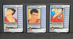 Dragon Ball Z DBZ Cards 84, 85, 88 Yamcha Personality Lv 1 - 3 Unlimited LP-MP - Image 2