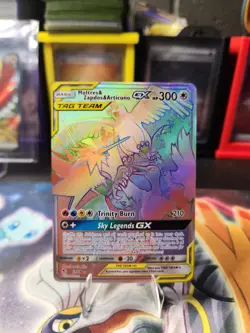 Pokemon TCG Moltres Zapdos Articuno GX Secret Rare Card 69/68 Hidden Fates - Image 1