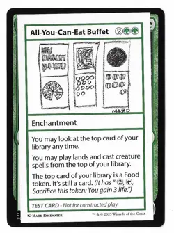 MTG All-You-Can-Eat Buffet Mystery Booster 2 (MB2) Common Playtest Card Unplayed - Image 1
