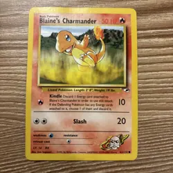 Pokemon TCG Blaine's Charmander 061/132 Regular Non-Holo Card - Image 1