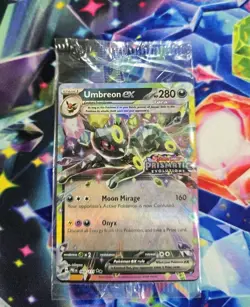 Pokemon TCG Prismatic Evolutions Umbreon ex 060/131 Stamped Promo Card NM Sealed - Image 1