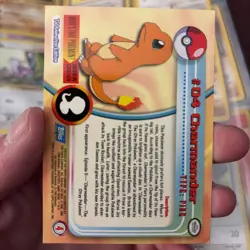 Topps Pokemon Topps Series 1 Charmander #04 Holo Finish English Card - Image 2