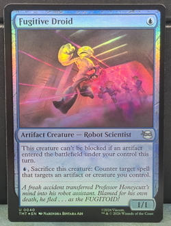 Fugitive Droid U 0040 FOIL TMNT Teenage Mutant Ninja Turtles Uncommon NM Card - Image 1
