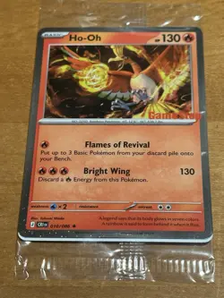 Pokemon Trading Card Game Promo Card Ho-Oh Sealed Pack GameStop Exclusive - Image 1
