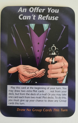 An Offer You Can't Refuse INWO Illuminati New World Order Card Game Rare Card - Image 1