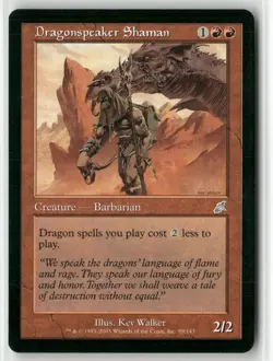 Magic: The Gathering Dragonspeaker Shaman MTG LP Regular - Image 1