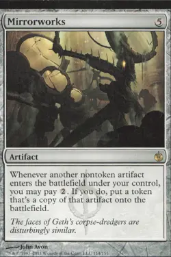 Mirrodin Besieged #114 Mirrorworks - Image 1
