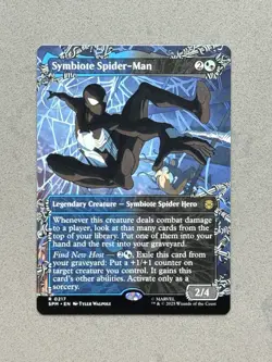 Symbiote Spider-Man (Borderless) 0217 Marvel's Spider-Man Non-Foil NM - Image 1