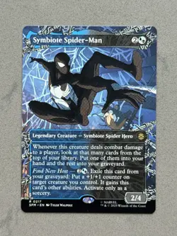 Symbiote Spider-Man (Borderless) 0217 Marvel's Spider-Man Non-Foil NM - Image 3