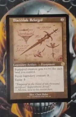 Blackblade Reforged (Schematic) The Brothers' War: Retro Frame Artifacts Regular - Image 1