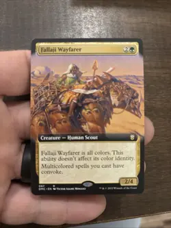 MTG Fallaji Wayfarer Extended Art - Dominaria United Commander #087 - Image 1