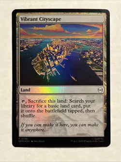 Vibrant Cityscape Marvel's Spider-Man Foil - Image 1