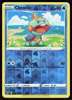 Chewtle 038/185 Common Vivid Voltage Pokemon Reverse Holo Lightly Played - Image 1