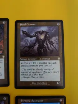 Thopter Shop, Steel Overseer,Strionic reonater,Smelting vat MTG 4 Card. - Image 2