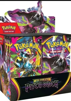 Pokemon Mega Evolution Pitch Black Booster Box NEW Factory Sealed Presale - Image 2