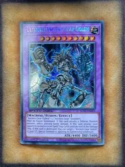 Yugioh Ultimate Ancient Gear Golem SGX1-END21 Speed Duel Secret Rare 1st Ed NM - Image 1