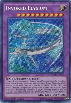 Yugioh - Invoked Elysium (Secret Rare) (Unlimited) - FUEN-EN033 (P) - Image 1