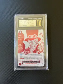 One Piece 3RD ANNIVERSARY! BUT ACE HERE SAID YOU DESERVED IT!! CGC Pristine 10 - Image 1