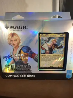 MTG Magic Final Fantasy Counter Blitz Commander Deck Collector’s Edition Tidus - Image 1