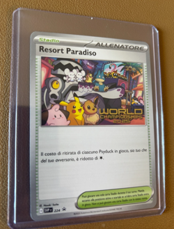 Paradise Resort 2025 World Championships ITALIAN Promo SVP 224 Pokemon Card - Image 1